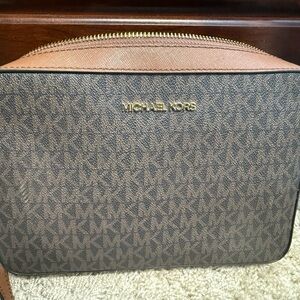 Michael Kors Signature Brown Crossbody Brown